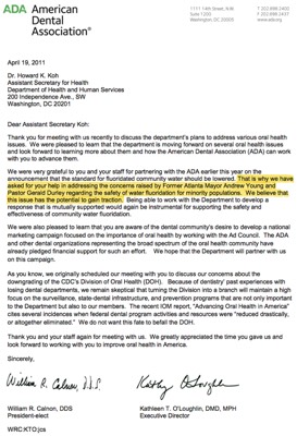 ADA and HHS Working Together to Downplay Fluoride’s Disproportionate Harm to Minorities